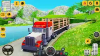 Log Cargo Transport Truck Game Screen Shot 2