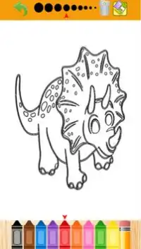 dino kids coloring book Screen Shot 5