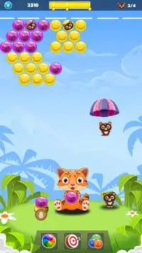 Cats Bubble Pop : Cat bubble shooter rescue game Screen Shot 2