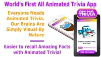 AH-HA TRIVIA, Animated Trivia - FREE PREVIEW Screen Shot 0