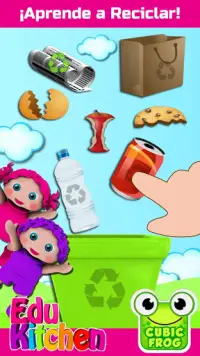 Juegos de cocina para niñas y niños - EduKitchen Screen Shot 1