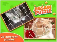 Crazy Kitty Jigsaw Puzzle Screen Shot 0