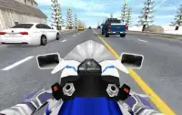 Highway Traffic Rider 3D - Moto Racing Simulator Screen Shot 1