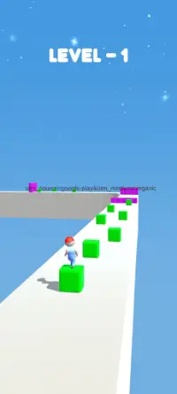 Cube Surfer - Overcome from Obstacles Screen Shot 0