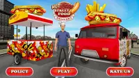 Camión de comida de entrega de hot dog Screen Shot 0
