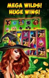 Casino Slots Night of Witches Screen Shot 2
