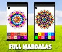 Paint Mandala: Color By Number Screen Shot 1