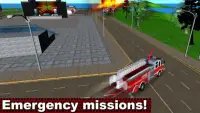 Fire Truck Emergency Driver 3D Screen Shot 3