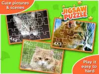 Crazy Kitty Jigsaw Puzzle Screen Shot 3