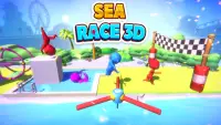 Sea Race 3D - Fun Sports Game Run 3D: Water Subway Screen Shot 5