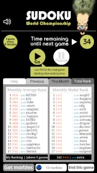 Sudoku World Championship Screen Shot 6