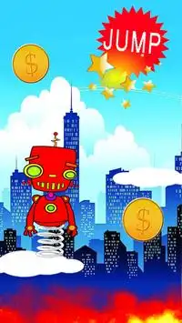 Robot Jump Spiel für Kinder, Screen Shot 0