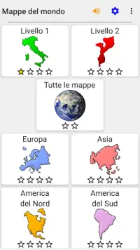Mappe di tutti gli stati del mondo - Il mappa quiz Screen Shot 2