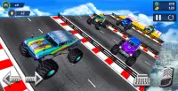 Monster truck stunt racegames - Truck game Screen Shot 0