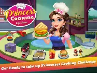 Princess Cooking Cafe Stand - Cafe Simulation game Screen Shot 0