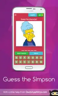 The Simpsons 2018 Quiz Screen Shot 0