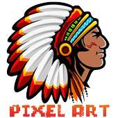 pixel art indian