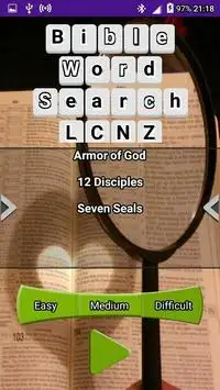 Bible Word Search LCNZ Word Game Screen Shot 1