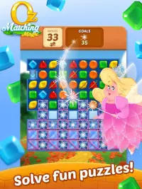 Matching Magic: Oz - Match 3 Jewel Puzzle Games Screen Shot 9