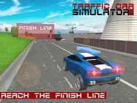 City Traffic Driving Sim 2018 Screen Shot 7