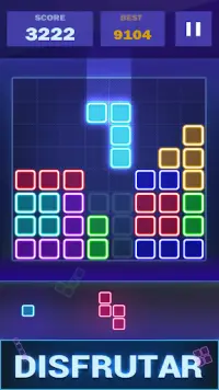 Glow Puzzle Bloque - juego rom Screen Shot 2