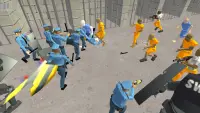 전투 시뮬레이터 : 감옥 & 경찰 Screen Shot 0