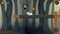 Sad Cartoon Cat Horror Game Screen Shot 1