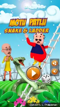 Motu Patlu Snake & Ladder Game Screen Shot 0