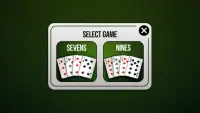 Sevens the card game free Screen Shot 1