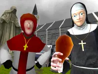 Nun and Monk Neighbor Escape 3D Screen Shot 8