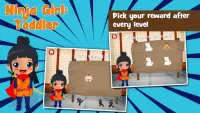 Ninja Girl Toddler Kids Games Screen Shot 3