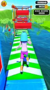 Kids Fun Race 3d - Kids Running Race Game Screen Shot 1