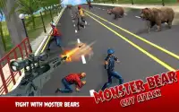 Monster Bear: City Attack Screen Shot 0