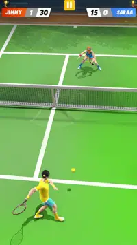 Dunia Tenis 3D Online: Gratis Olahraga Permainan Screen Shot 8