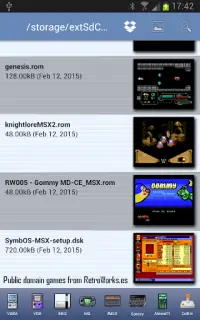 fMSX - Free MSX Emulator Screen Shot 1