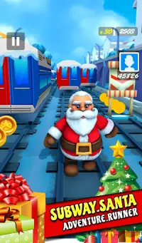 Subway Santa Adventure – Subway Runner Game 2019 Screen Shot 10