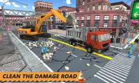 Real Road Construction Sim: jeu City Road Builder Screen Shot 0