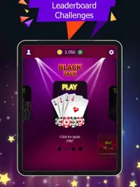 Blackjack 21 - Free Card Games Screen Shot 5