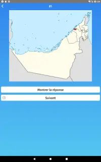 Émirats Arabes Unis: les provinces - Quiz de géogr Screen Shot 11