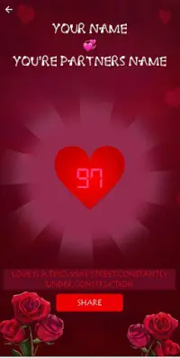 Love Calculator for True Lover Screen Shot 7