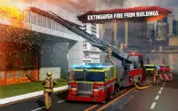City Rescue Fire Truck Games Screen Shot 4