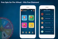 Free Spin for Fire Wheel - Win Free Diamond Screen Shot 1