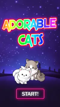 Adorable Cats games no wifi Screen Shot 0