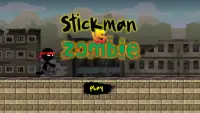 stickman vs zombies Screen Shot 0