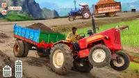 Tractor Trolley Farming Offroad Cargo Simulator 3D Screen Shot 2