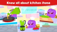 Juegos de cocina para niños y bebés - Gratis Screen Shot 3