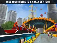Roller Coaster Crazy Sky Tour Screen Shot 6