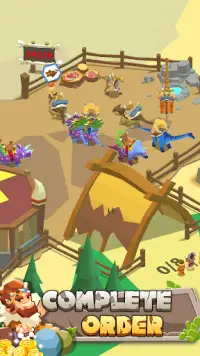 Idle Dino Village: Sim Game Screen Shot 0