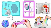 Unicorn Poop: Doll Slime Surprise Simulator Screen Shot 2