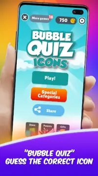 Bubble Quiz Icons Screen Shot 0